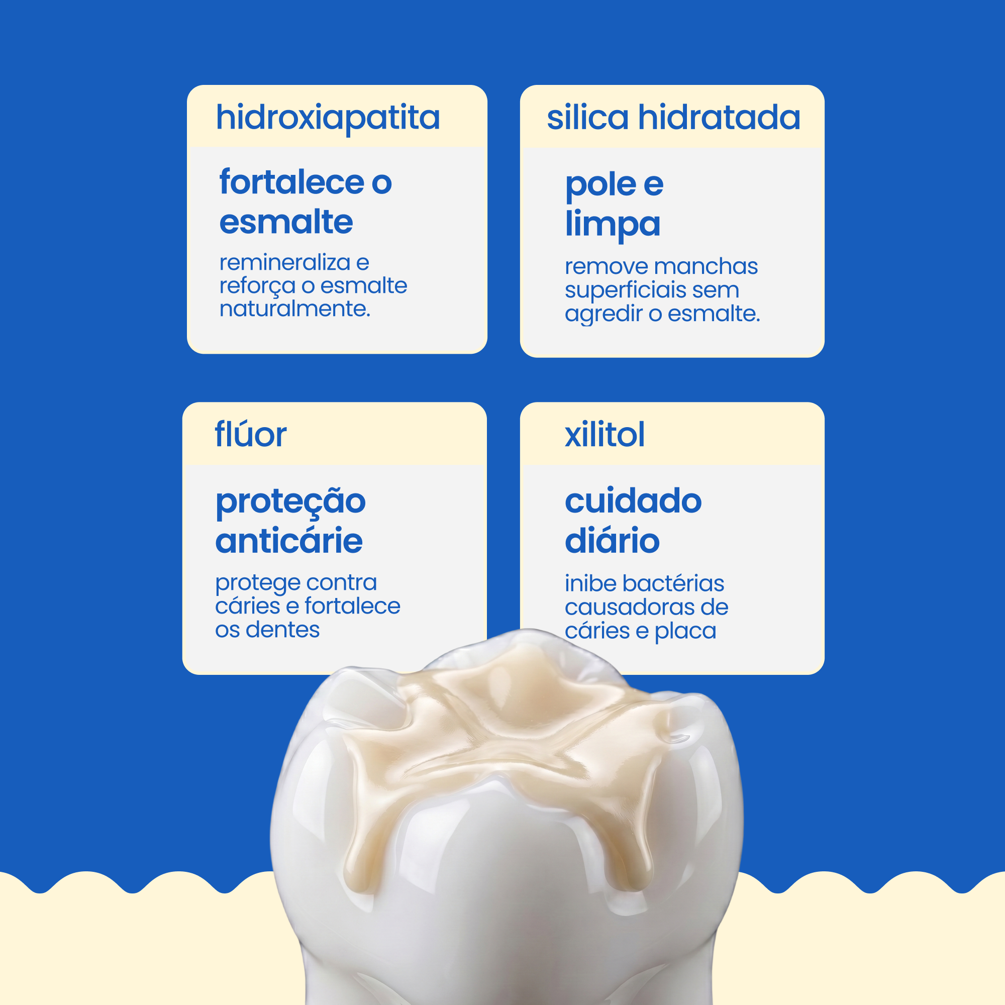 Creme Dental Clareador oismile