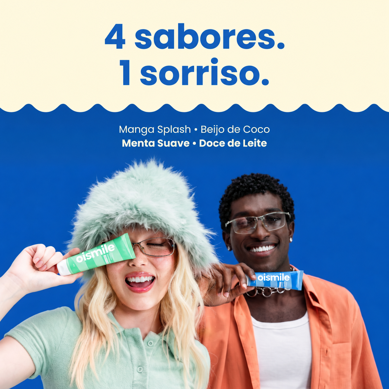 Creme Dental Clareador oismile